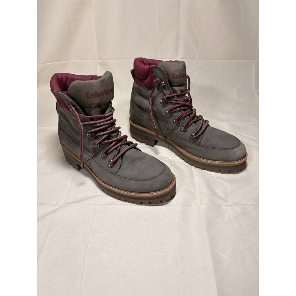 Timberland Women’s Courmayeur Valley Leather/Fabric Waterproof Hiker Olive S 10W